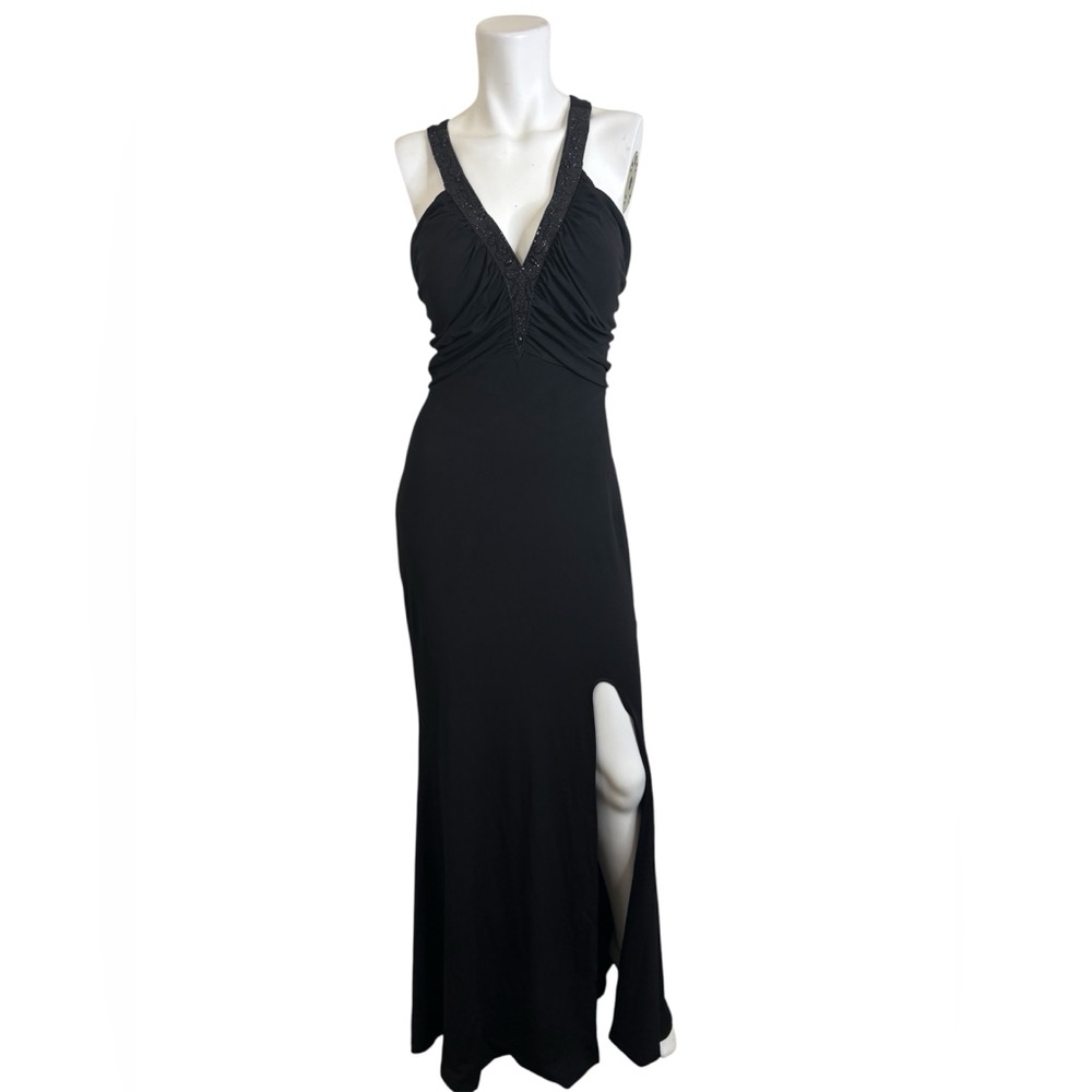 Black Evening gown with Slit
